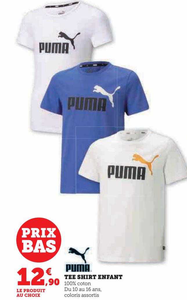 tee-shirt enfant puma
