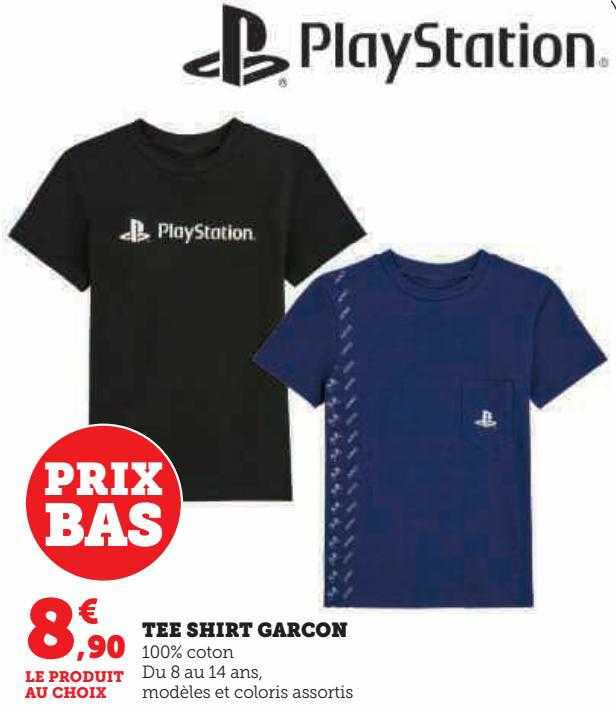 tee-shirt garçon playStation