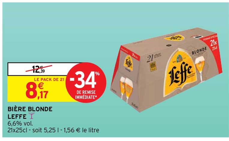 Bière Blonde Leffe