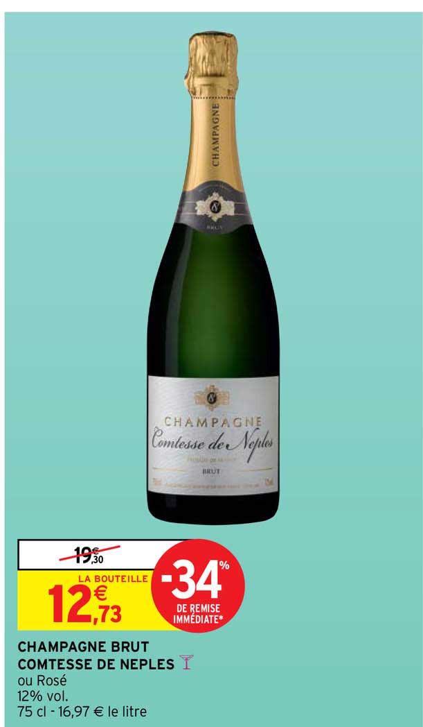 champagne brut comtesse de neples