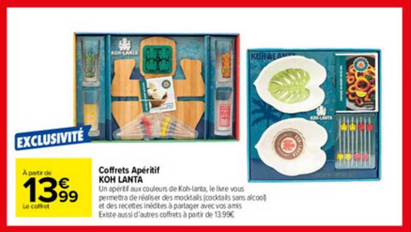 coffrets apéritif koh lanta