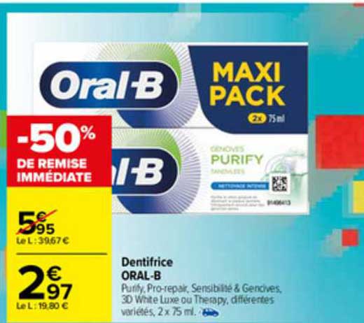 dentifrice oral-b