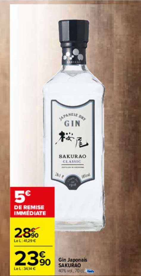 Gin Japonais Sakurao