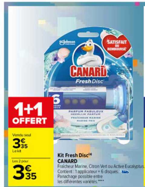kit fresh disc canard