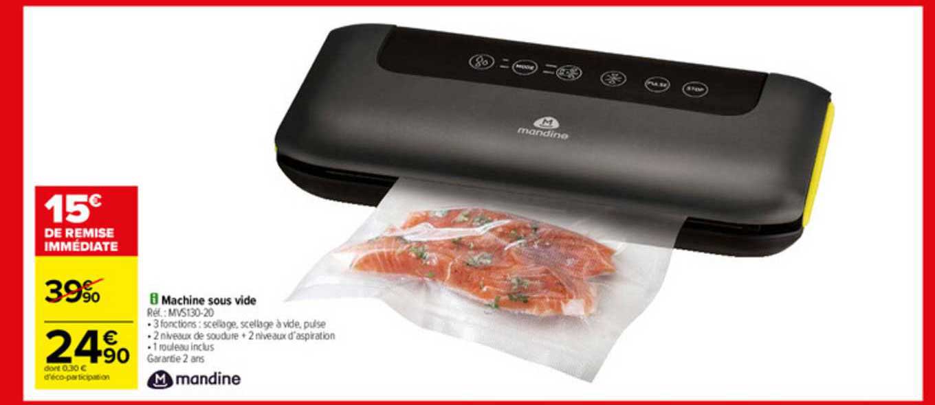 machine sous vide mandine