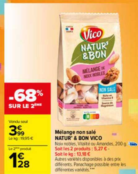 mélange non salé natur' & bon vico