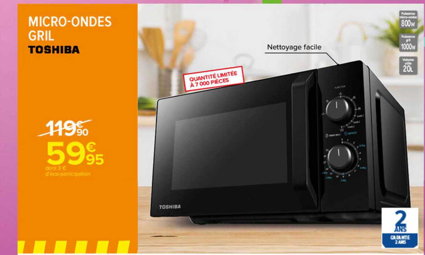 micro-ondes gril toshiba