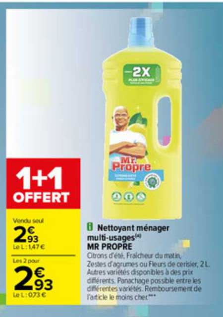 nettoyant ménager multi-usages mr propre