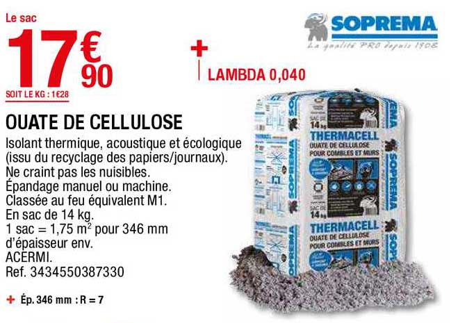 ouate de cellulose soprema