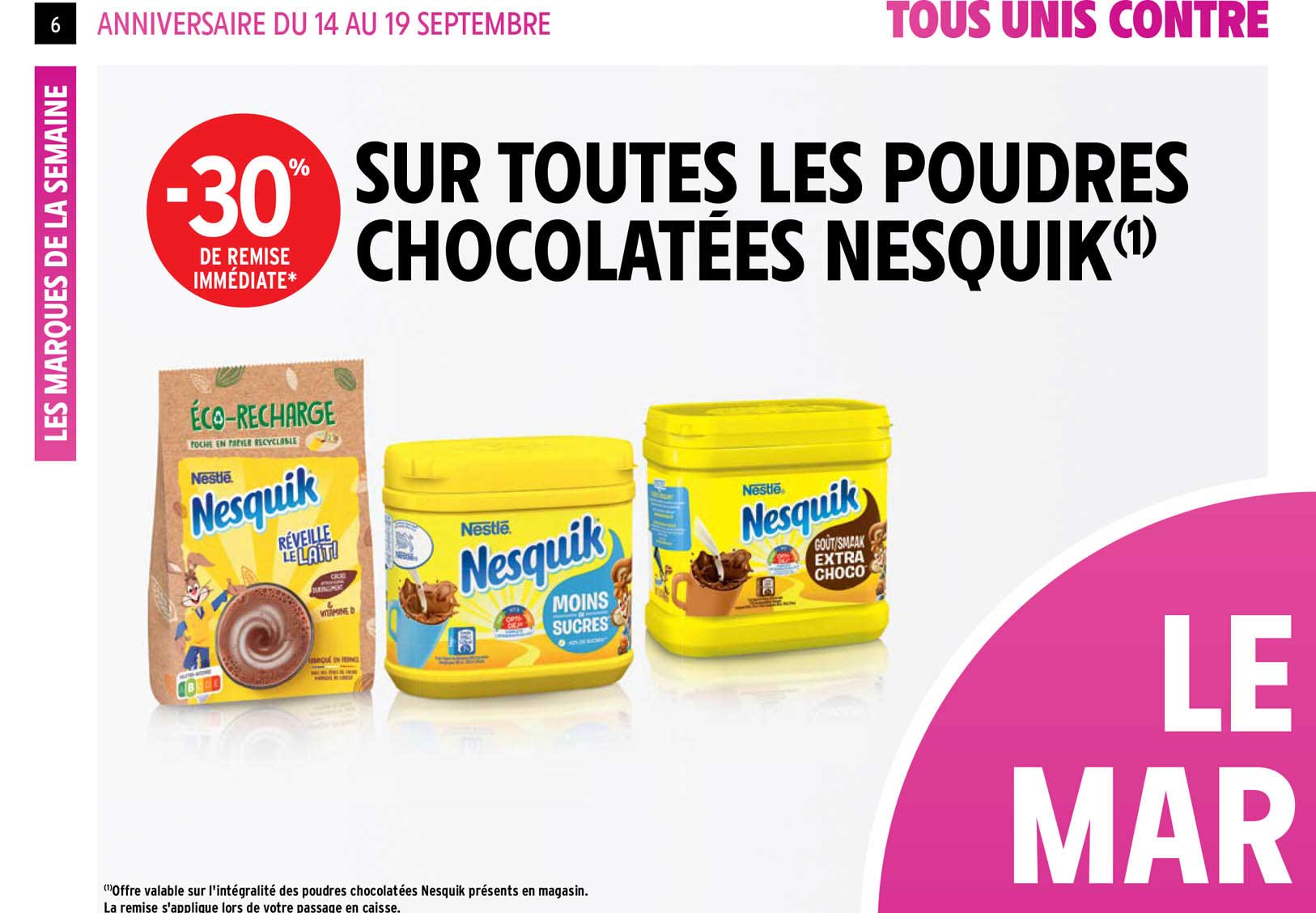 poudres chocolatées nesquik