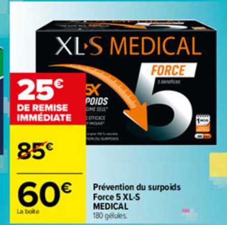 prévention du surpoids force 5 xl-s medical