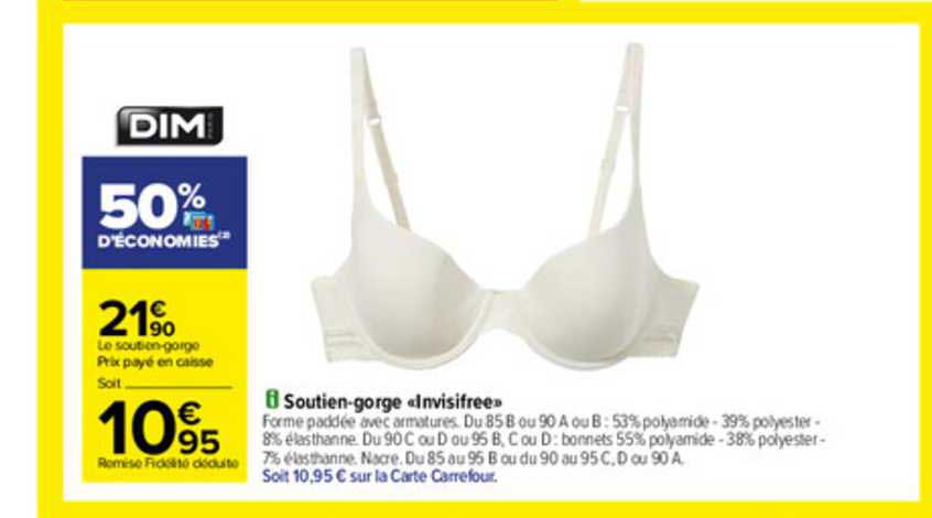 soutien-gorge «invisibree» dim