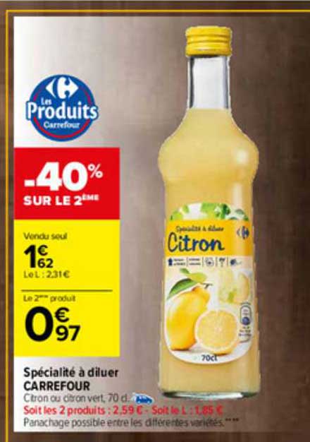 Spécialité à Diluer Carrefour