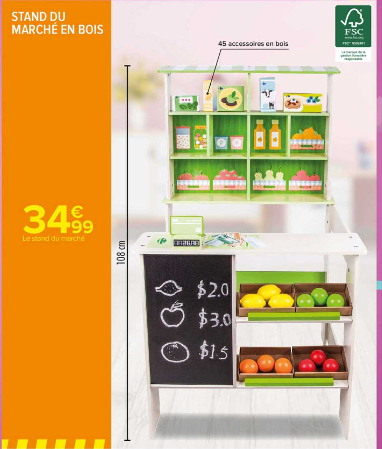 Stand Du Marché En Bois