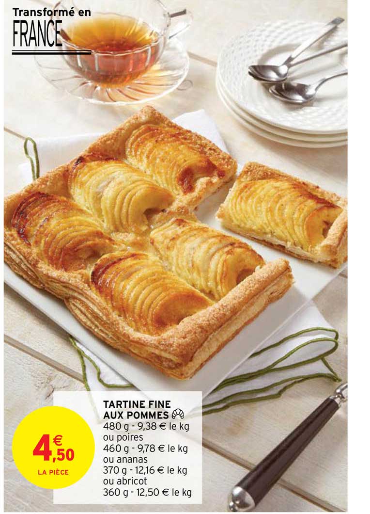 Tartine Fine Aux Pommes