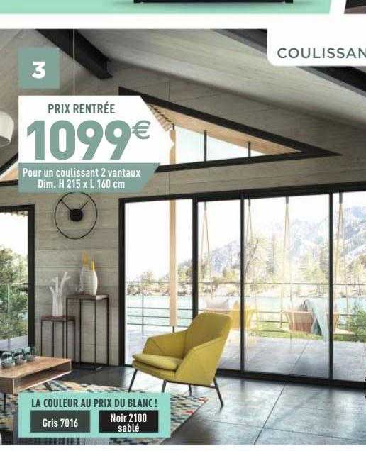 Coulissant 2 Vantaux