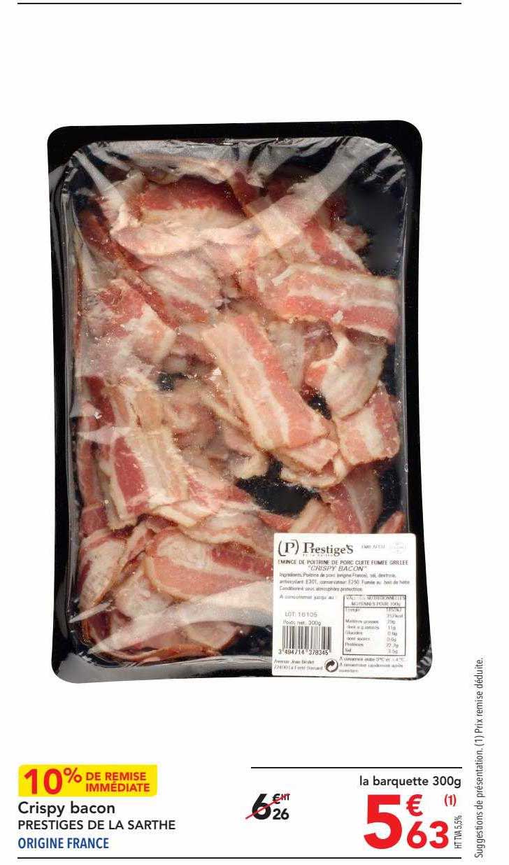 Crispy Bacon Prestiges De La Sarthe
