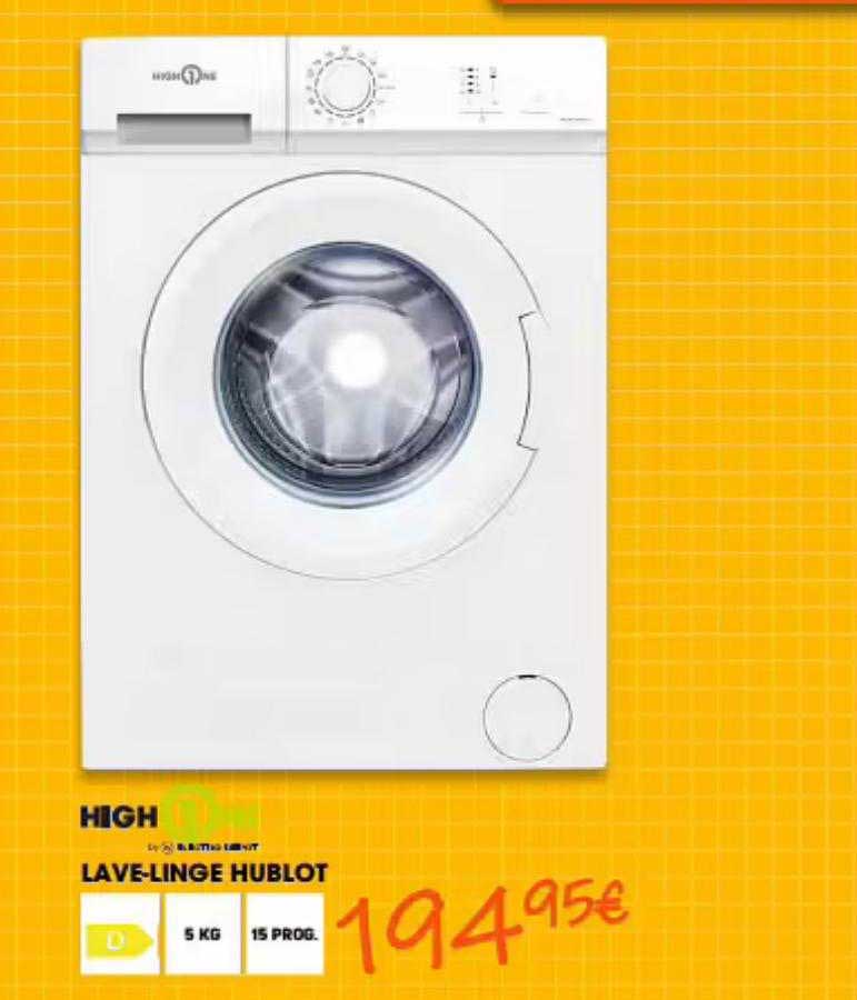 lave-linge hublot high
