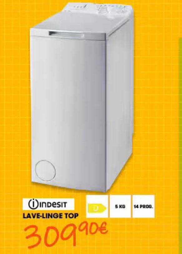 lave-linge top indesit