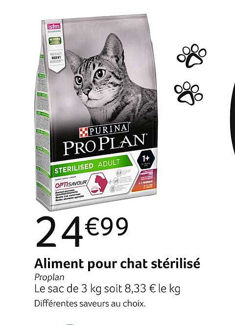 aliment pour chat stérilisé