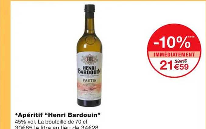 apéritif "henri bardouin"