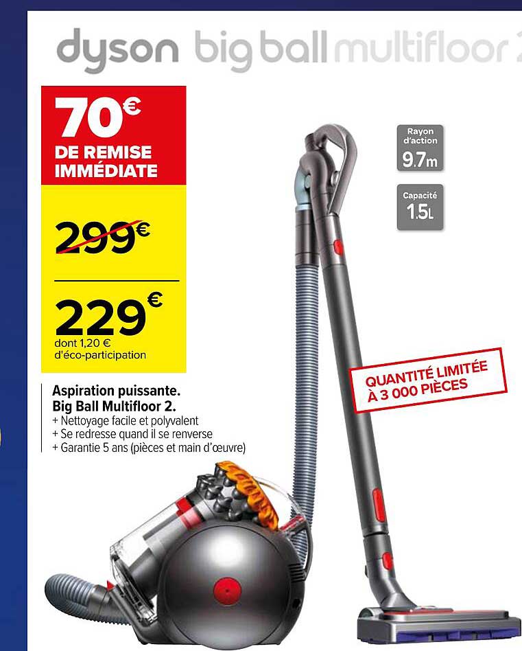 aspirateur puissante. big ball multifloor 2.