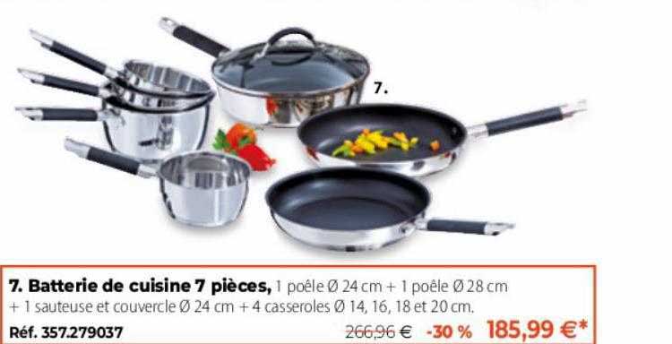 Batterie De Cuisine 7 Pièces