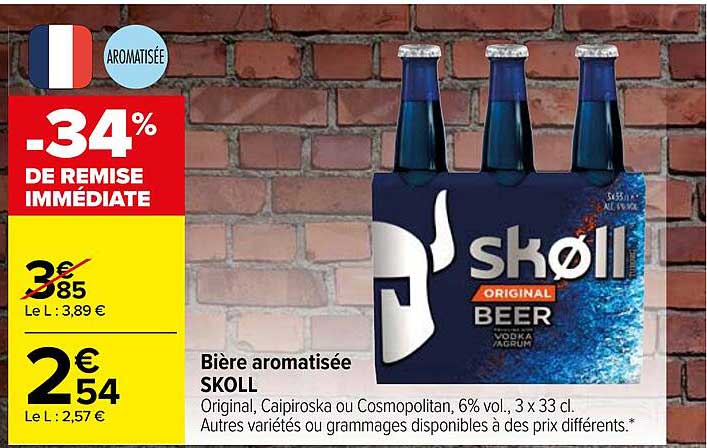 bière aromatisée skoll
