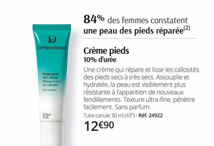 crème pieds 10% d'urée