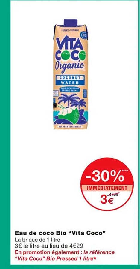 Eau De Coco Bio "vita Coco"