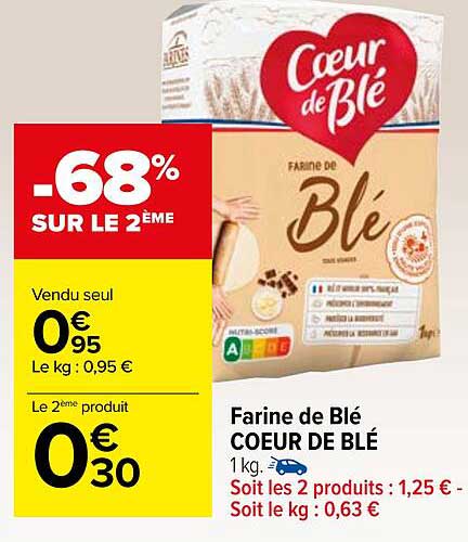 Farine De Blé Coeur De Blé