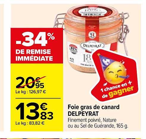 Foie Gras De Canard Delpeyrat