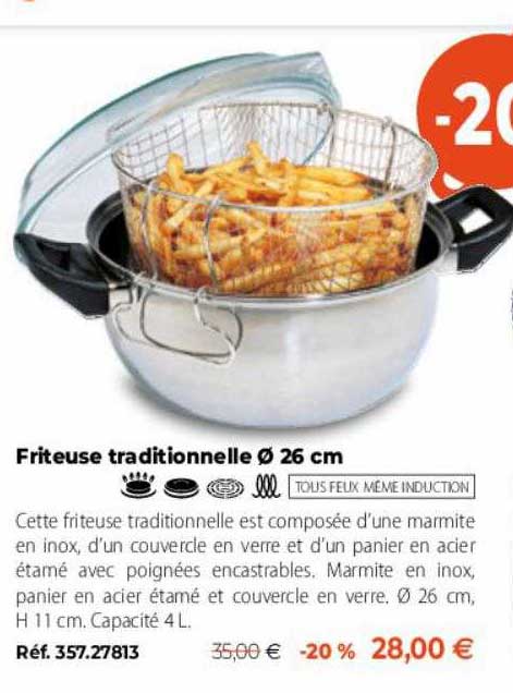 friteuse traditionelle ø 26 cm