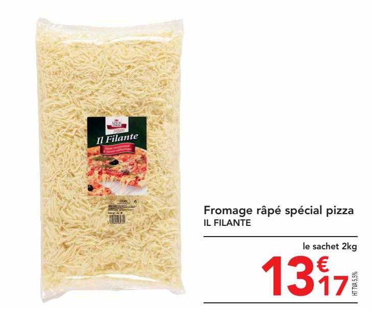 fromage râpé spécial pizza il filante