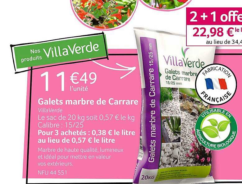 galets marbre de carrare