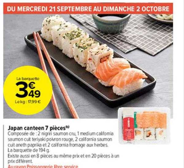 japan canteen 7 pièces