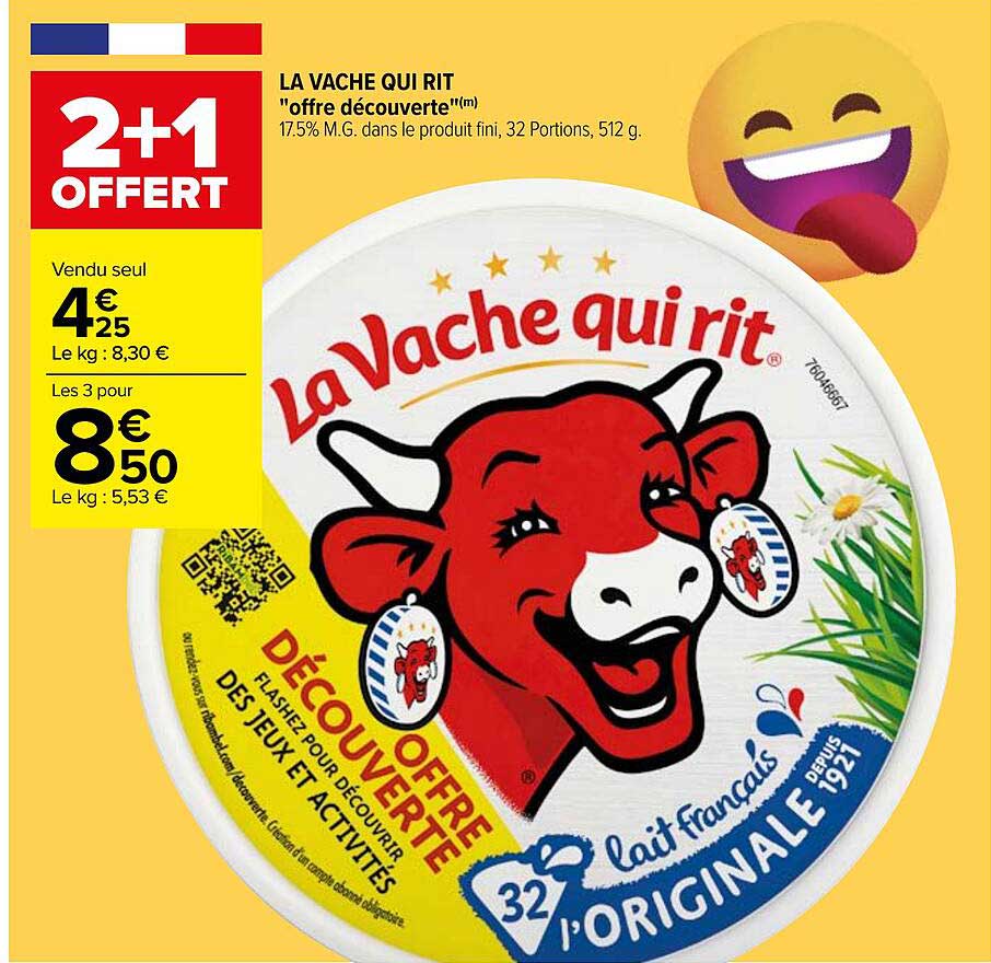 la vache qui rit "offre découverte"