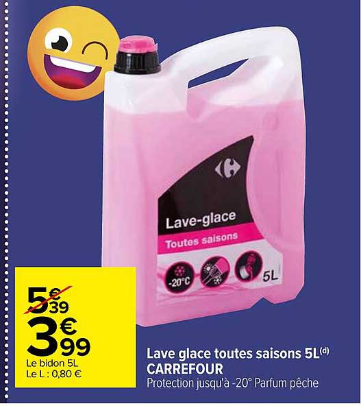 lave glace toutes saisons 5l carrefour