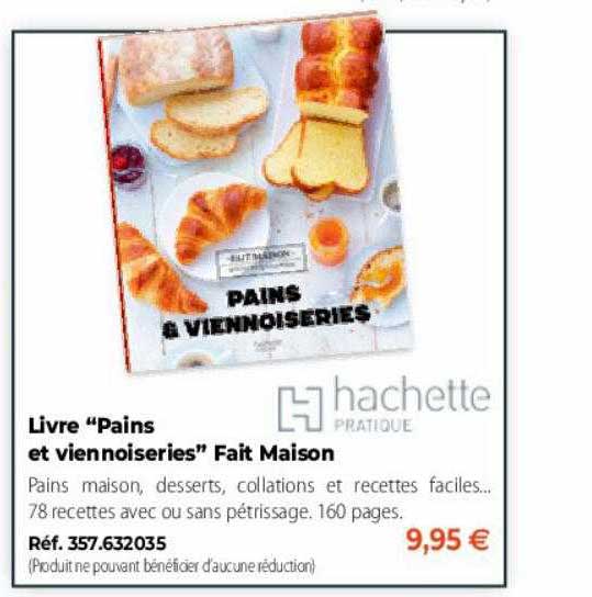 livre "pain et viennoiseries" fait maison