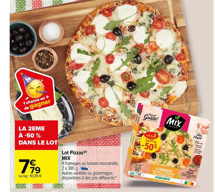 Lot Pizzas Mix