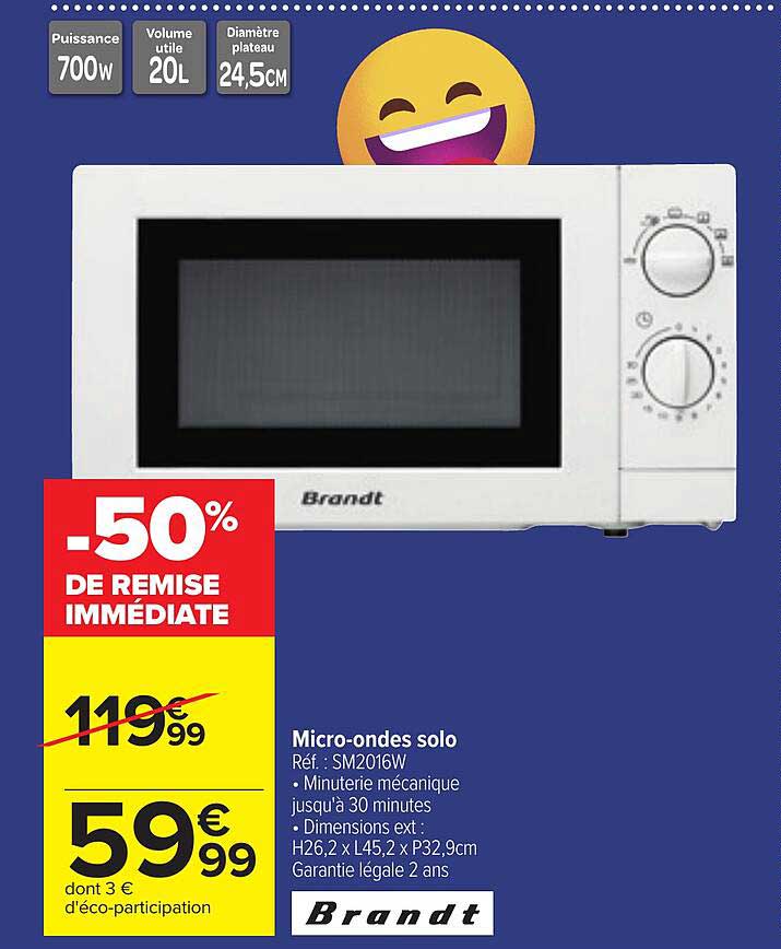 micro-ondes solo brandt