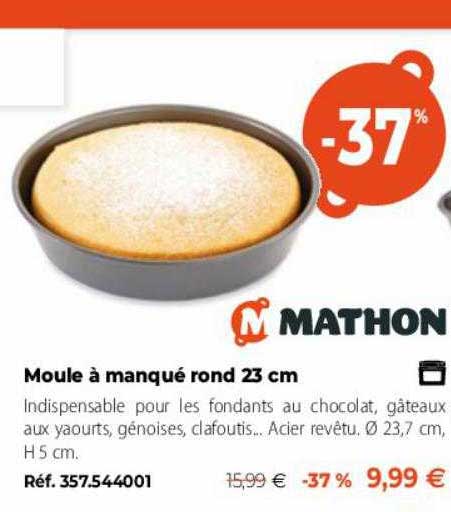 moule à manqué rond 23 cm mathon