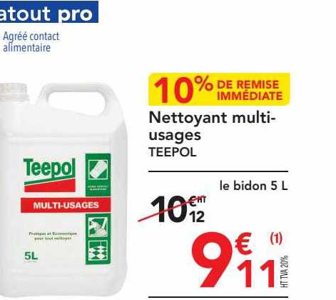 nettoyant multi-usages teepol