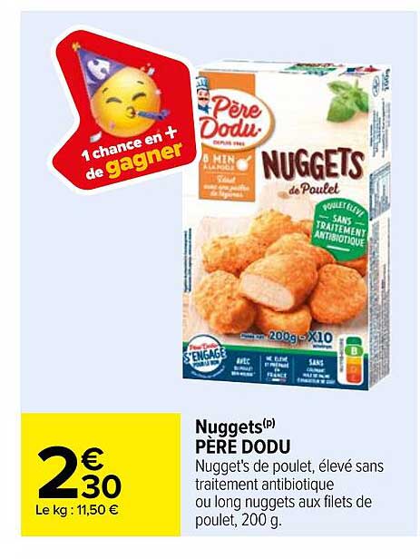 nuggets père dodu