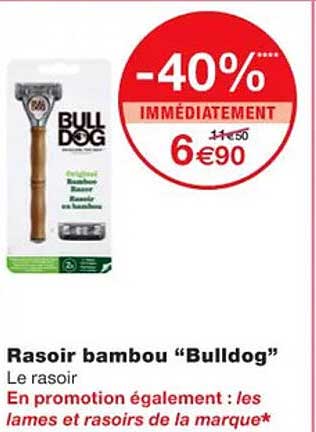 Rasoir Bambou "bulldog"