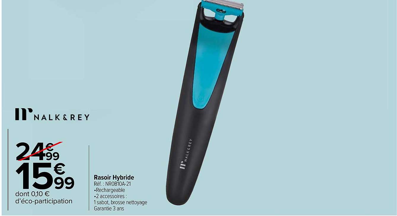 rasoir hybride nalk & rey