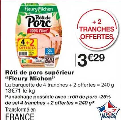 rôti de porc supérieur "fleury michon"