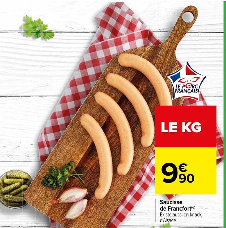 saucisse de francfort