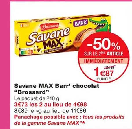 savane max barr' chocolat "brossard"