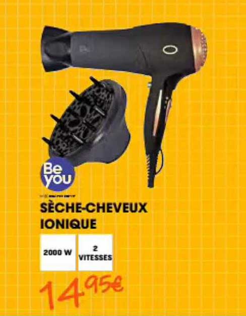 sèche-cheveux ionique be you